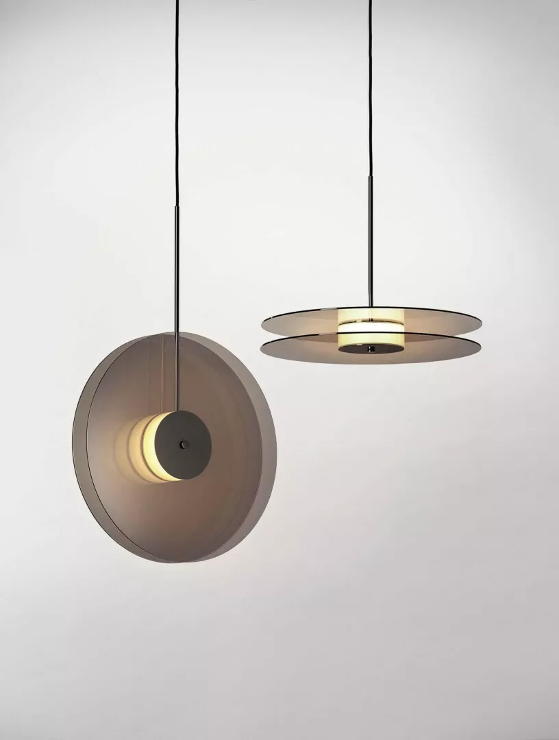 suspension « Éclipse » — disque nacré suspension « Éclipse » — disque nacré