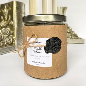 bougie parfumée « nuit blanche »